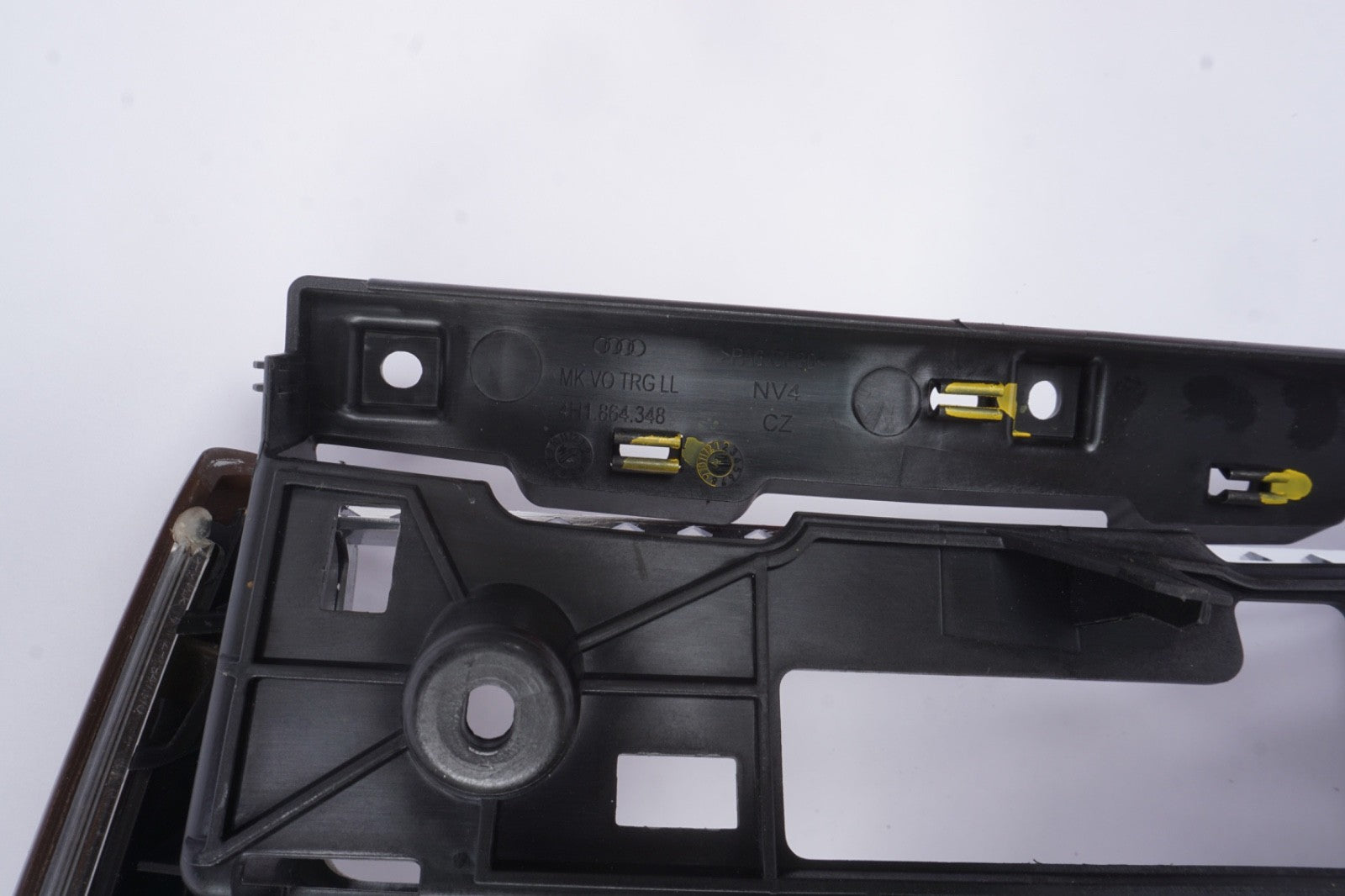11-16 AUDI A8 S8 FRONT CENTER UPPER CONSOLE WOOD TRIM BEZEL OEM