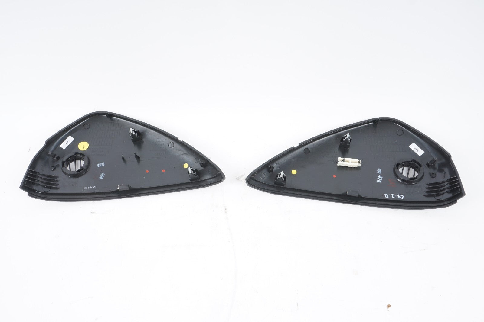 11-17 AUDI A8 A8L S8 DASH END CAP COVER TRIM LEFT & RIGHT OEM