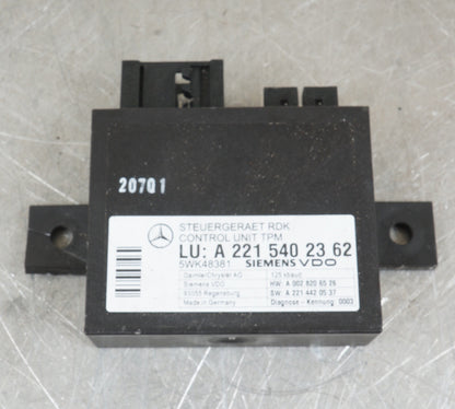 07-14 Mercedes W216 CL550 S550 Tire Pressure Monitor Module 2215402362 OEM