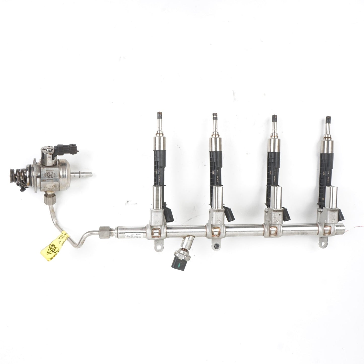2017-2019 ALFA ROMEO GIULIA 2.0L ENGINE FUEL DISTRIBUTION INJECTOR RAIL PUMP