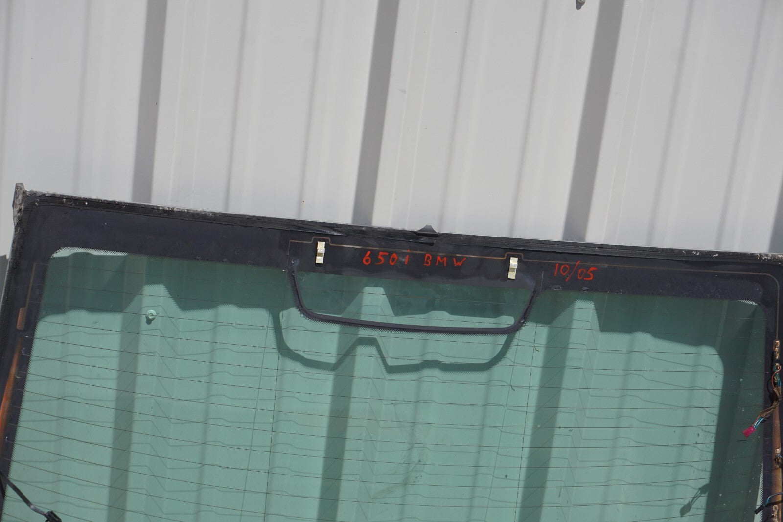 04-10 BMW 645Ci 650i M6 Rear Back Window Glass  OEM