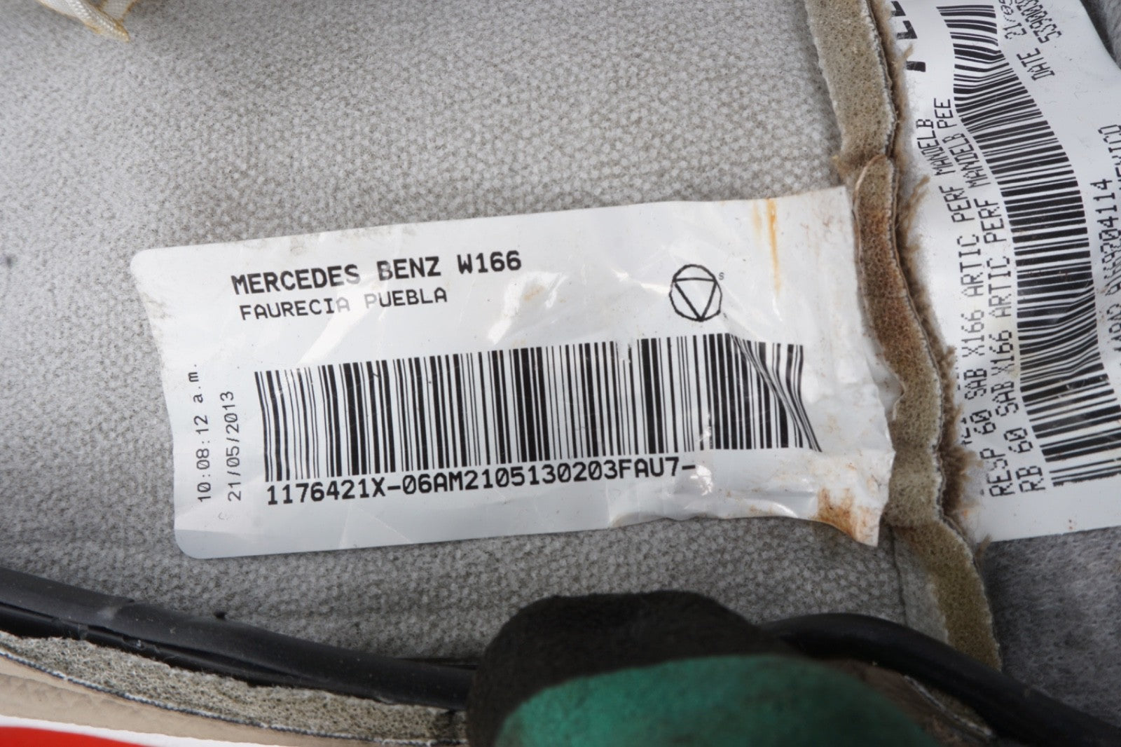 2013 - 2019 Mercedes X166 GL450 GLS550 Rear Left Side Top Upper Seat Cushion