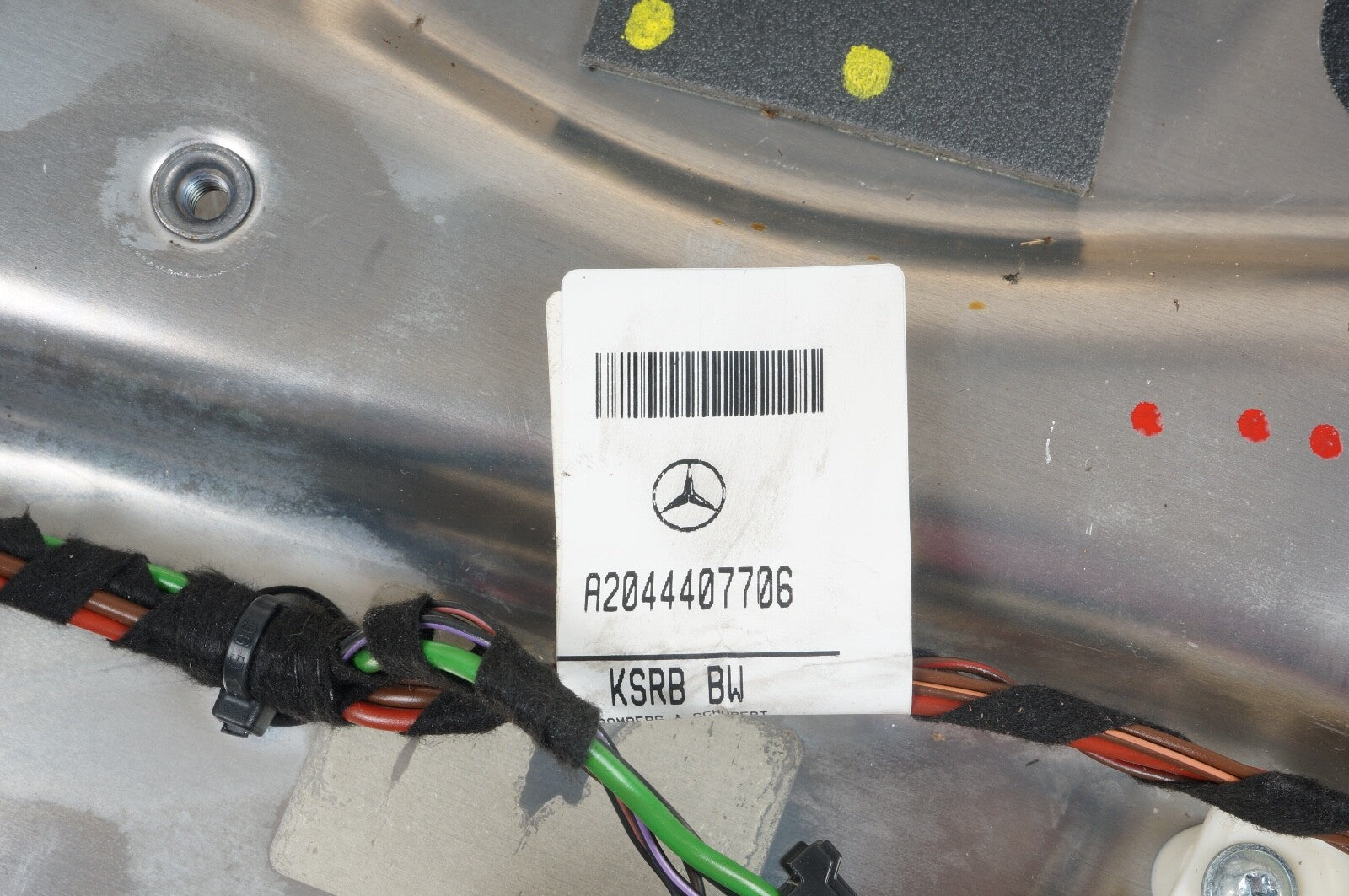 08-14 Mercedes W204 Sdn C250 C300 C350 Rear Right Door Window Regulator Motor