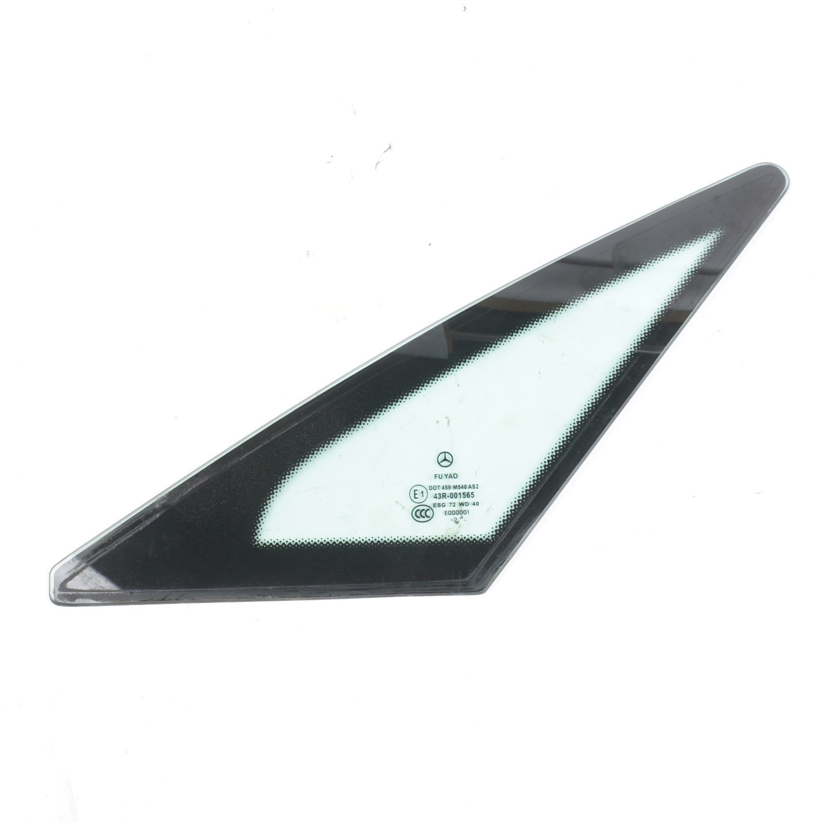 10-17 Mercedes E350 W207 Coupe Rear Right Passenger Side Quarter Window Glas OEM