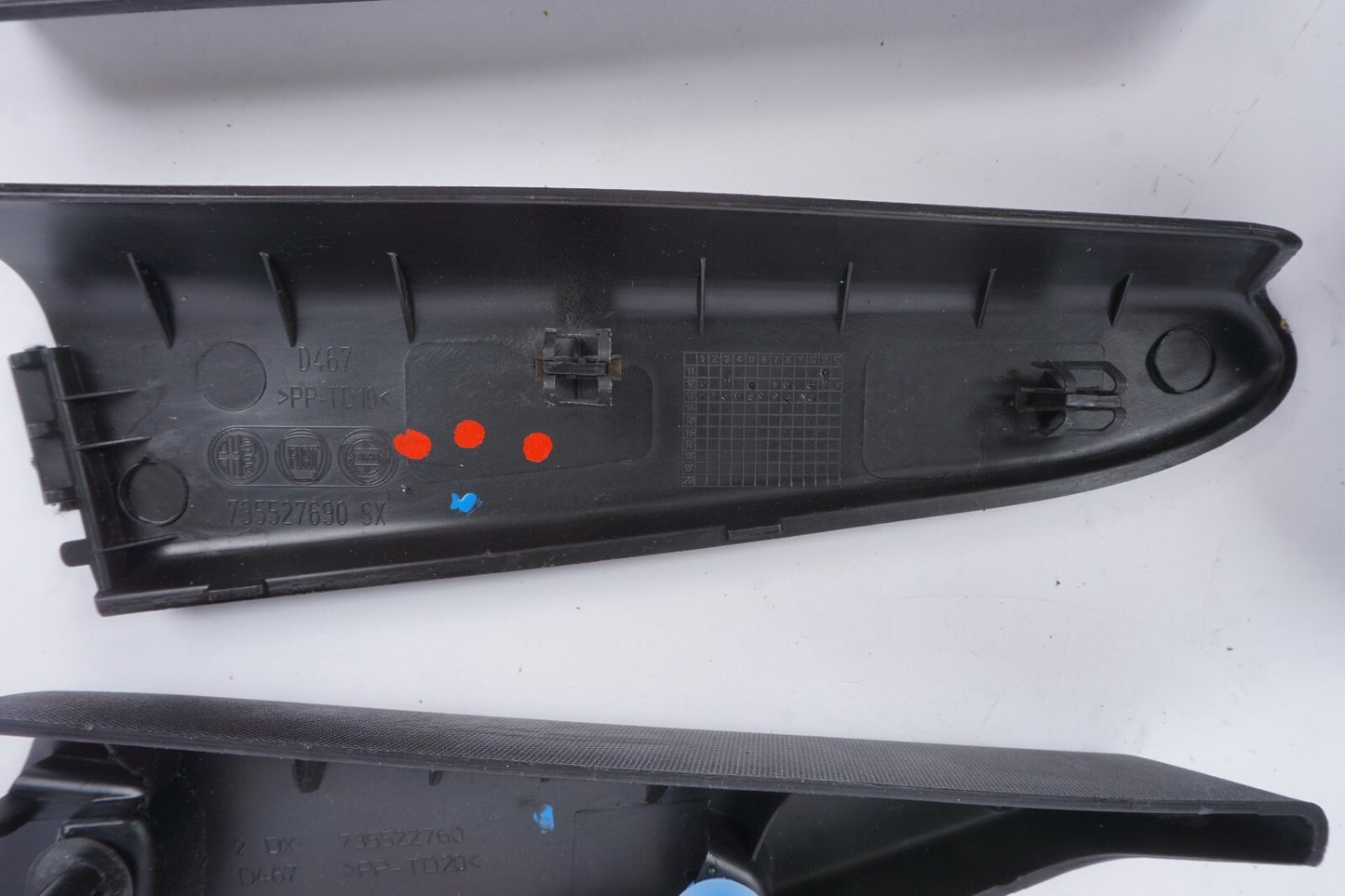 2014 - 2017 Fiat 500L Door Cover Trim Molding Panel Set Of 4 OEM