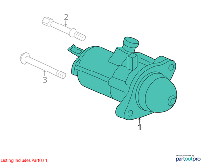 2016 - 2022 Acura ILX Engine Ignition Starter Motor 12V OEM