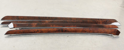 2007-2013 MERCEDES S550 FRONT REAR LEFT RIGHT DOOR TRIM GARNISH MOLDING SET OF 4