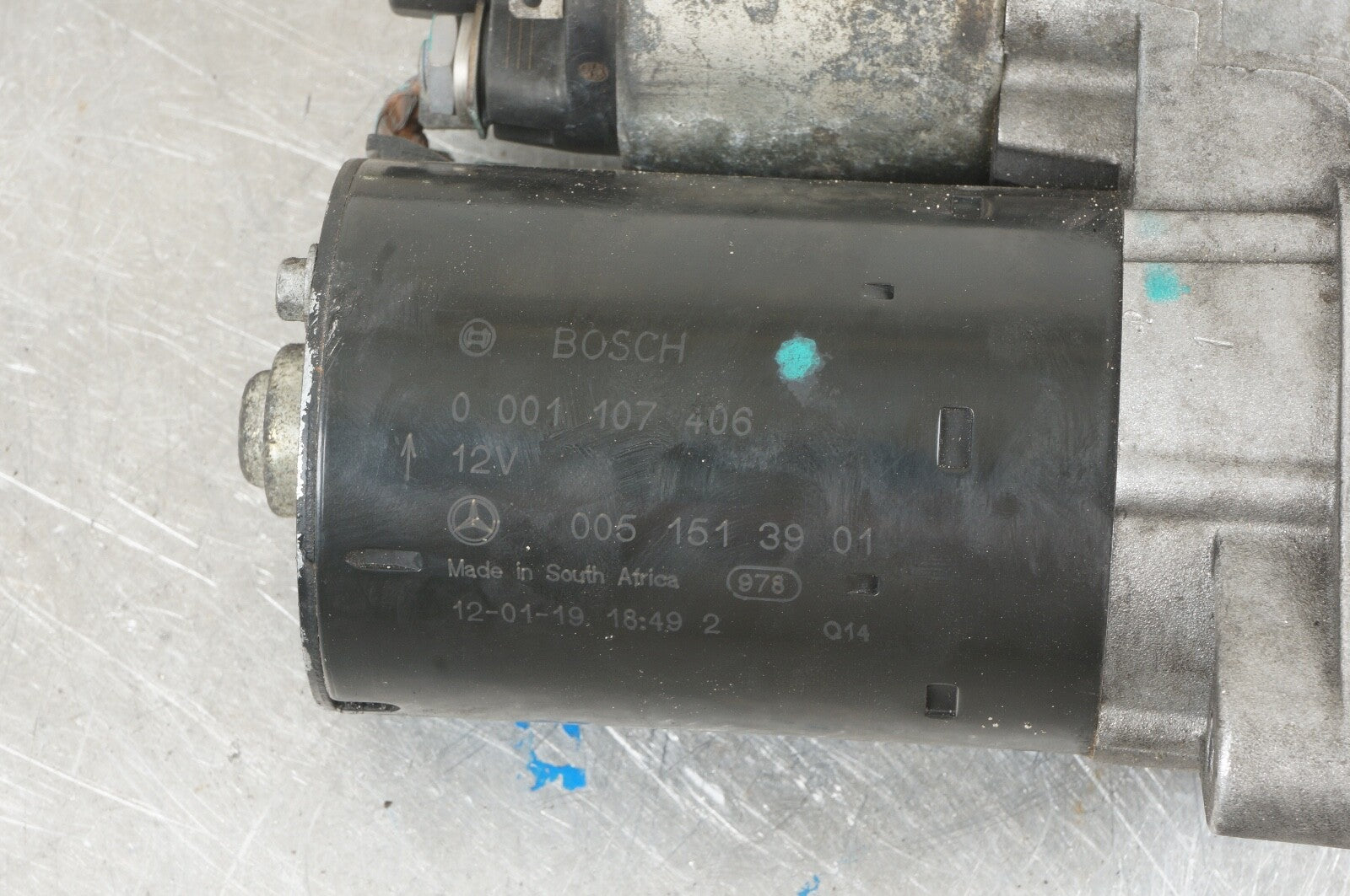 12-15 Mercedes W204 C250 SLK250 M271 Engine Starter Motor 0051513901 OEM