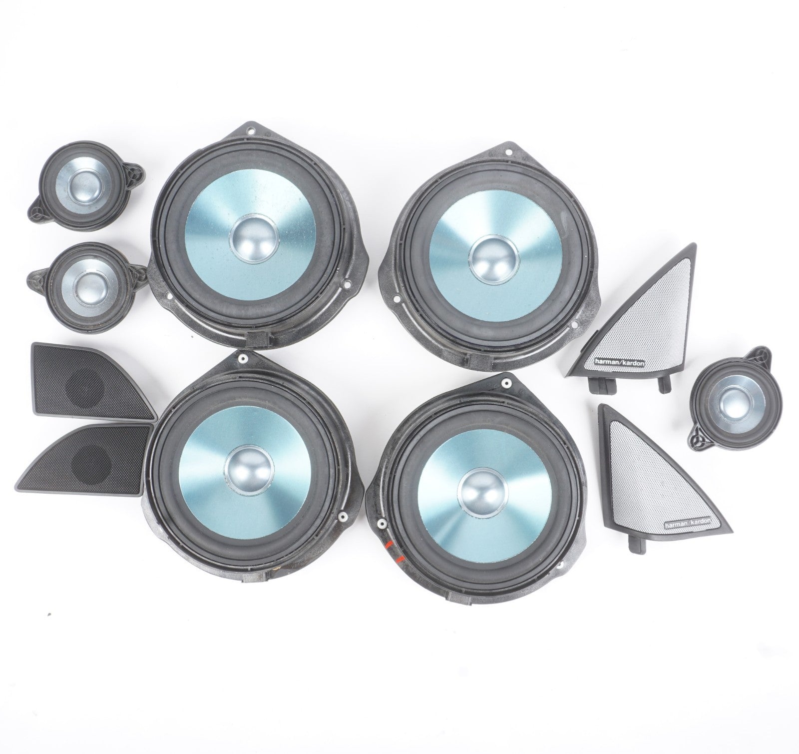 11-17 Mercedes W207 E550 E350 Convertible Audio Speaker Tweeter SET of 11 OEM