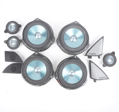 11-17 Mercedes W207 E550 E350 Convertible Audio Speaker Tweeter SET of 11 OEM
