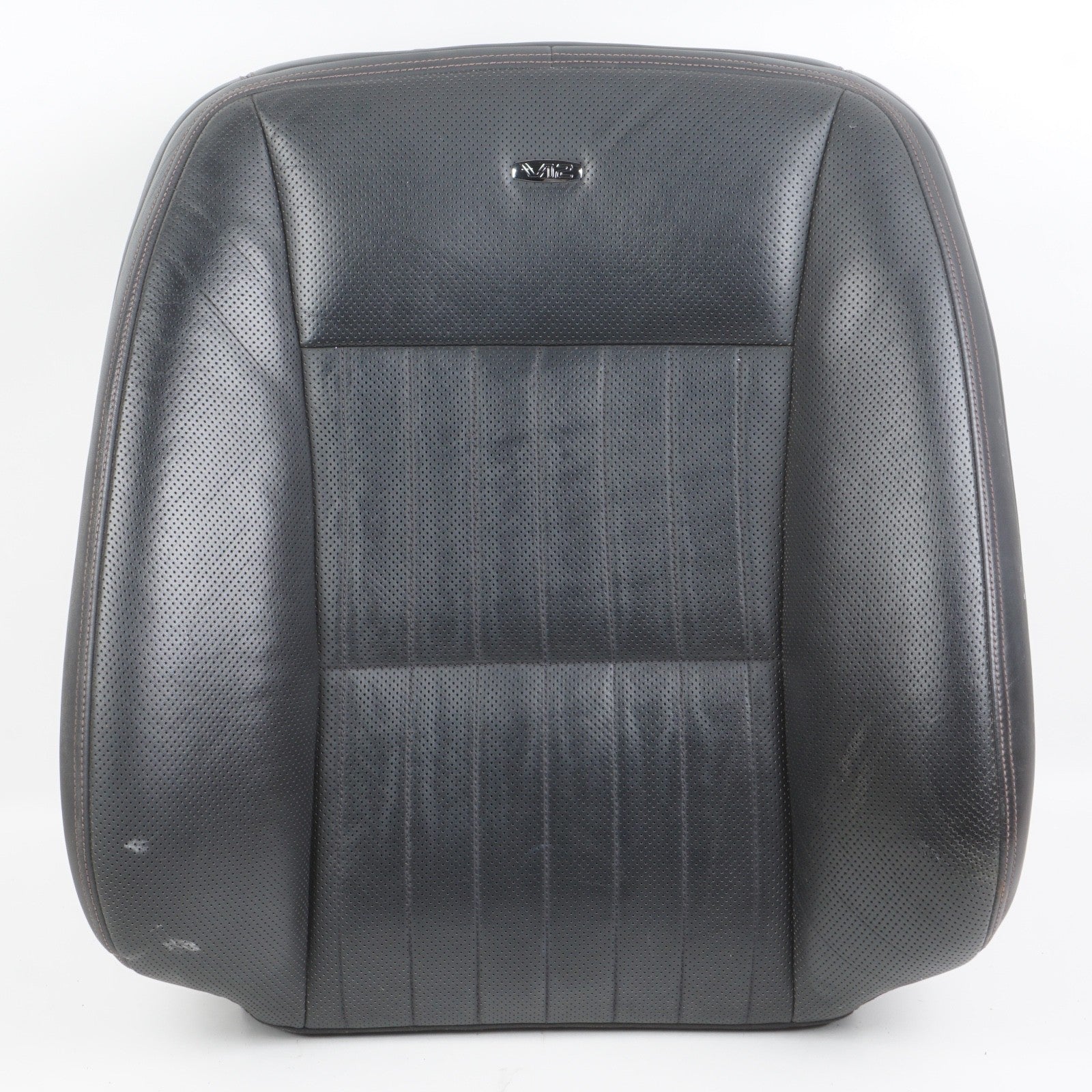10-13 Mercedes W221 S600 Front Left Seat Cushion Top Upper Exclusive Black OEM
