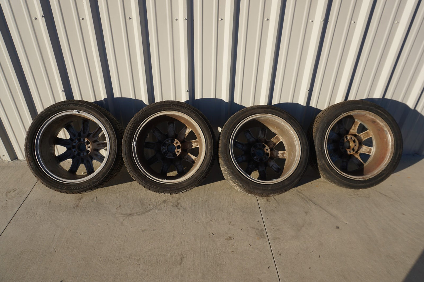 07-09 Mercedes W221 S550 CL500 Alloy Wheel Rim 8.5Jx18 & Tire SET Of 4 OEM