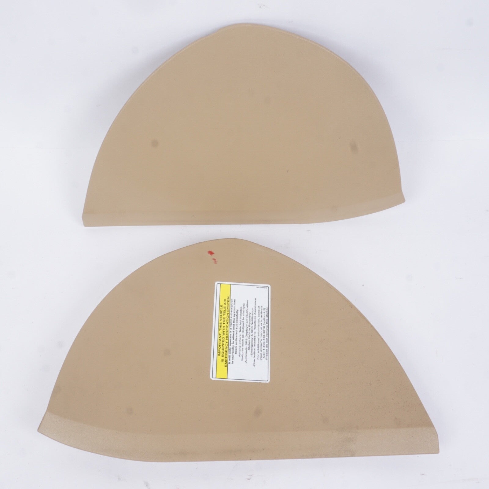 07-13 MERCEDES W221 S550 S600 S65 LEFT RIGHT DASH DASHBOARD END TRIM COVER OEM