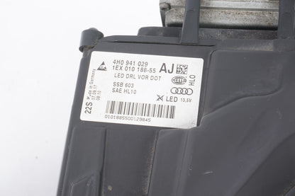 12-14 AUDI A8L A8 HEADLIGHT LEFT DRIVER SIDE OEM