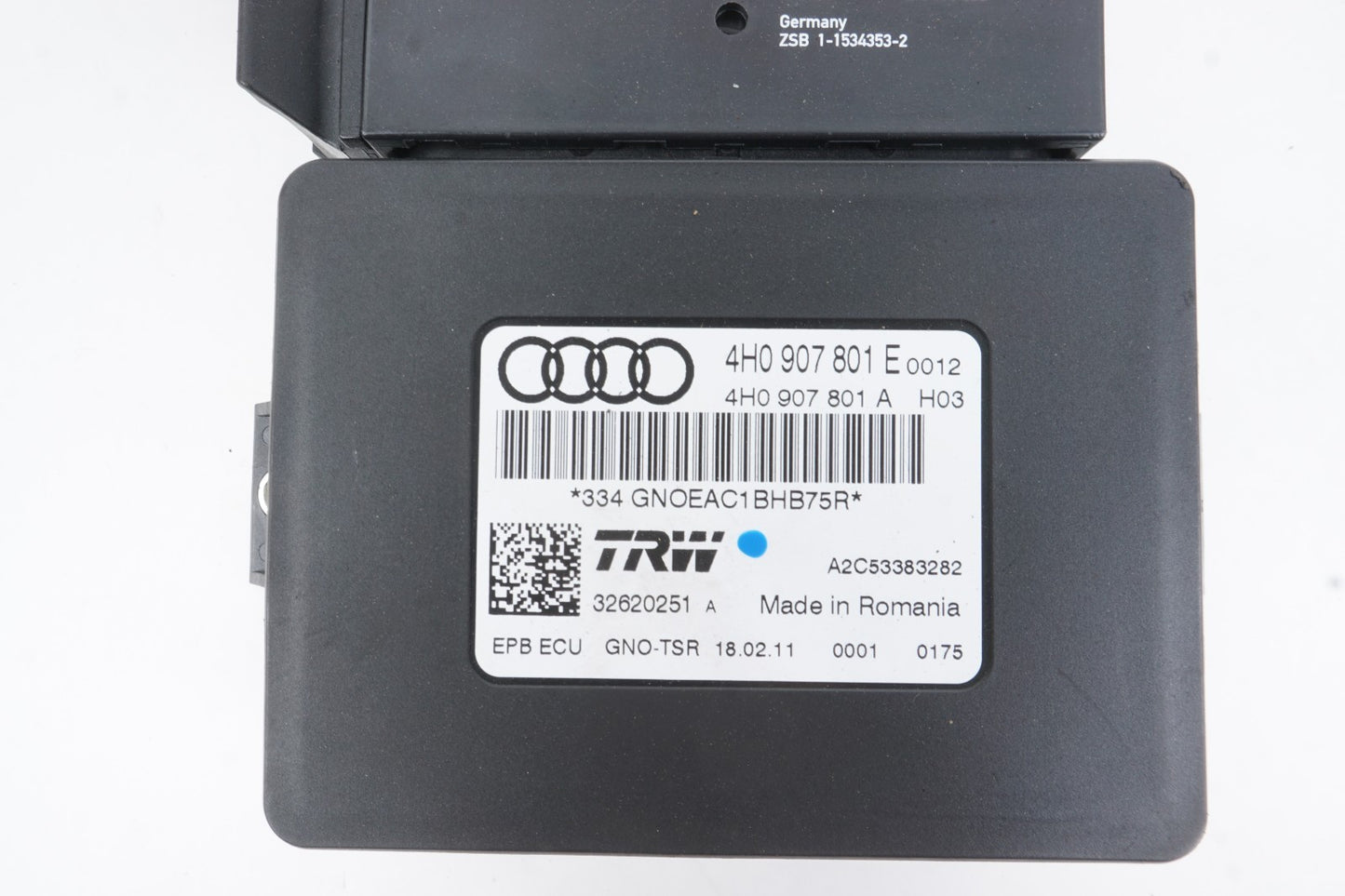 2011-2017 Audi D4 A8 A8L Electronic Parking Brake Control Module 4H0907801E OEM