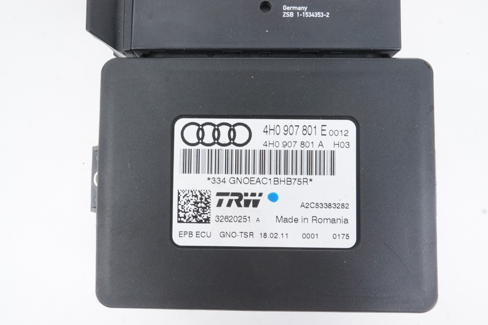 2011-2017 Audi D4 A8 A8L Electronic Parking Brake Control Module 4H0907801E OEM