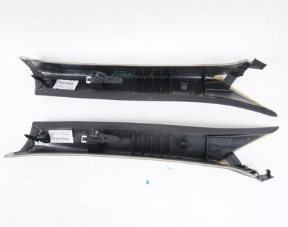 14-17 Maserati Ghibli Front Left Right Side A Pillar Trim Cover Panel Black OEM