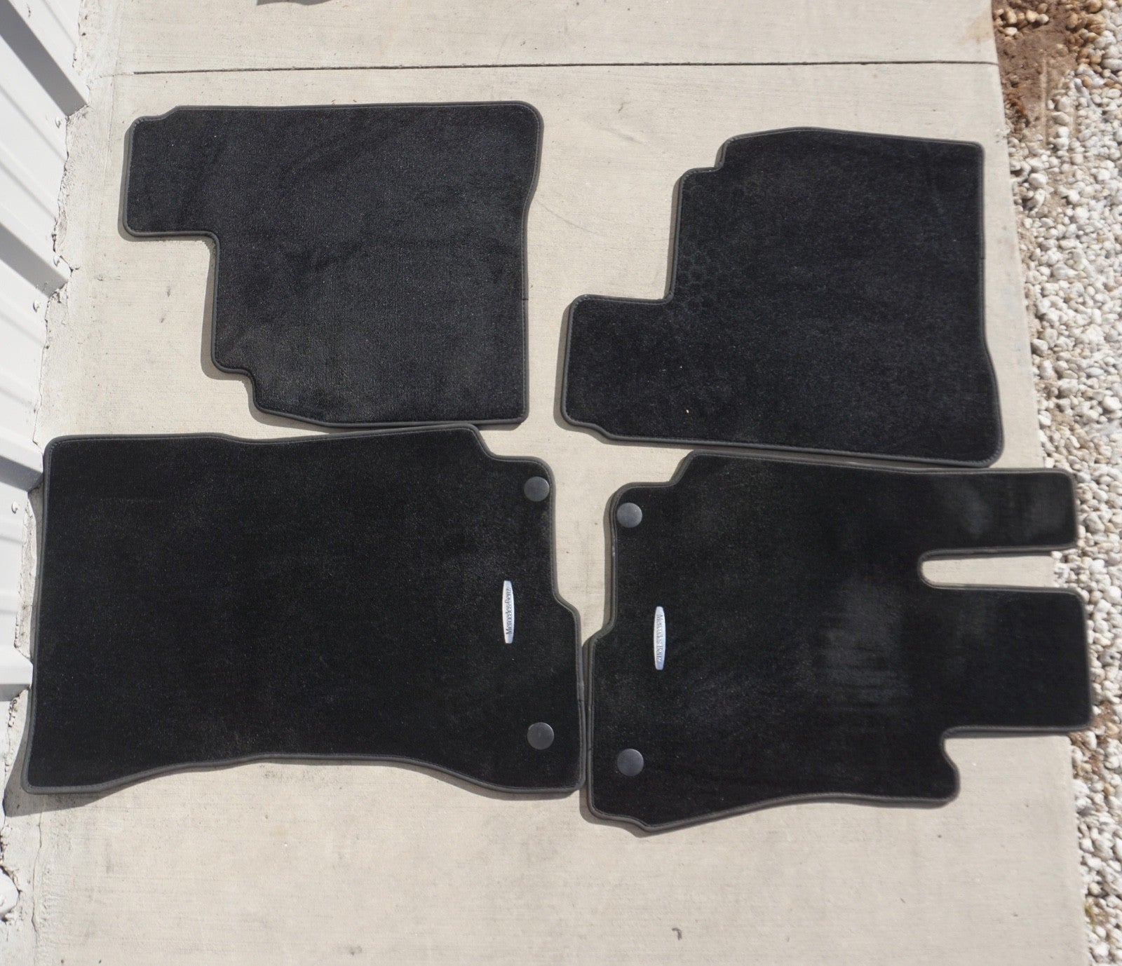 2010 - 2017 Mercedes W207 E-Class Coupe Convertible Black Carpet Floor Mat Set