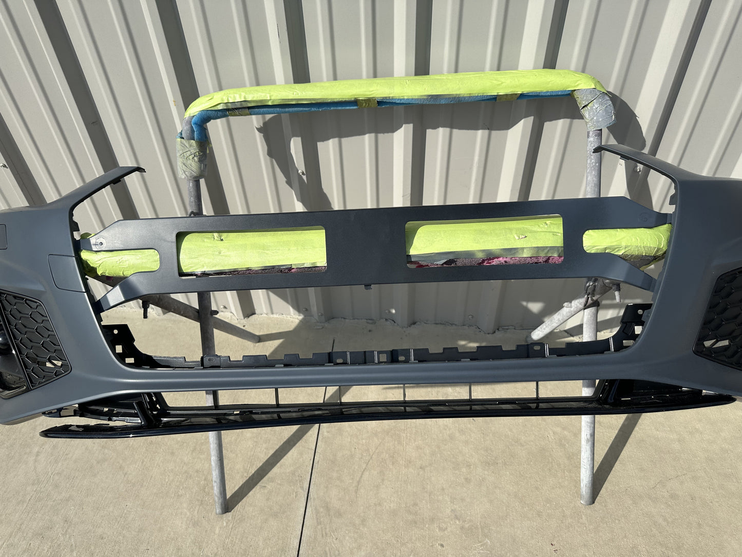 2020 2021 2022 AUDI A5 S5 S-LINE FRONT BUMPER COVER OEM WITH SIDE GRILLES