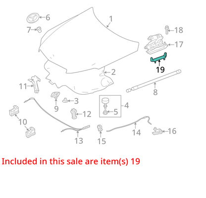 2010 - 2016 Mercedes Benz E Class W212 Hood Bonnet Hinge Cover Set Of 2 Oem