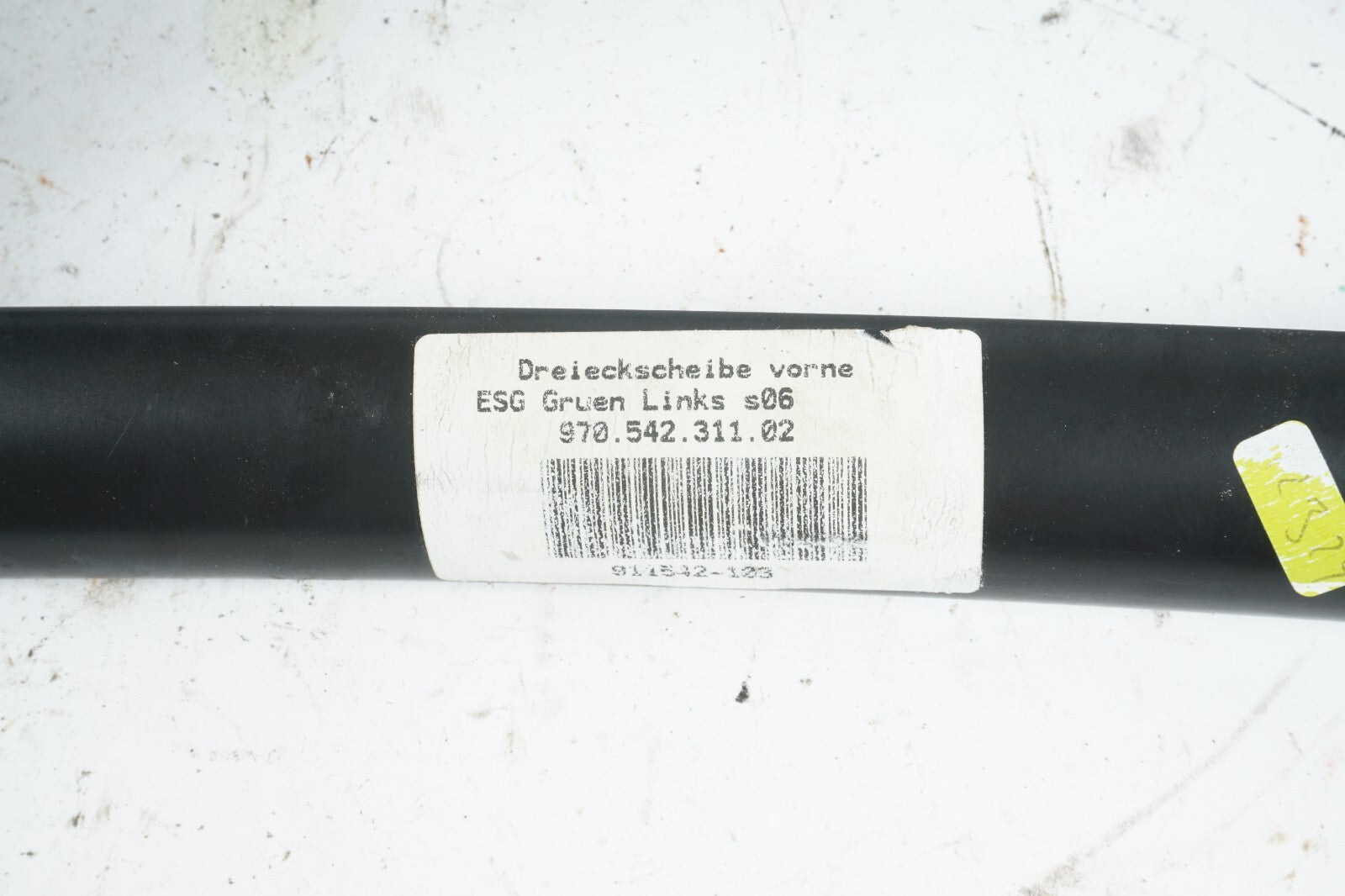 10 - 16 PORSCHE PANAMERA FRONT DOOR QUARTER WINDOW GLASS LEFT DRIVER SIDE OEM