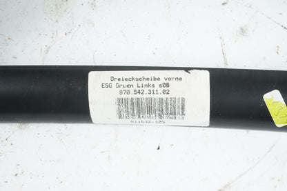 10 - 16 PORSCHE PANAMERA FRONT DOOR QUARTER WINDOW GLASS LEFT DRIVER SIDE OEM