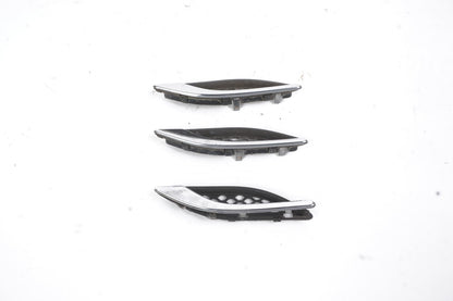2014 - 2020 Maserati Ghibli Left Fender Chrome Vent Trim Molding Set Of 3 OEM