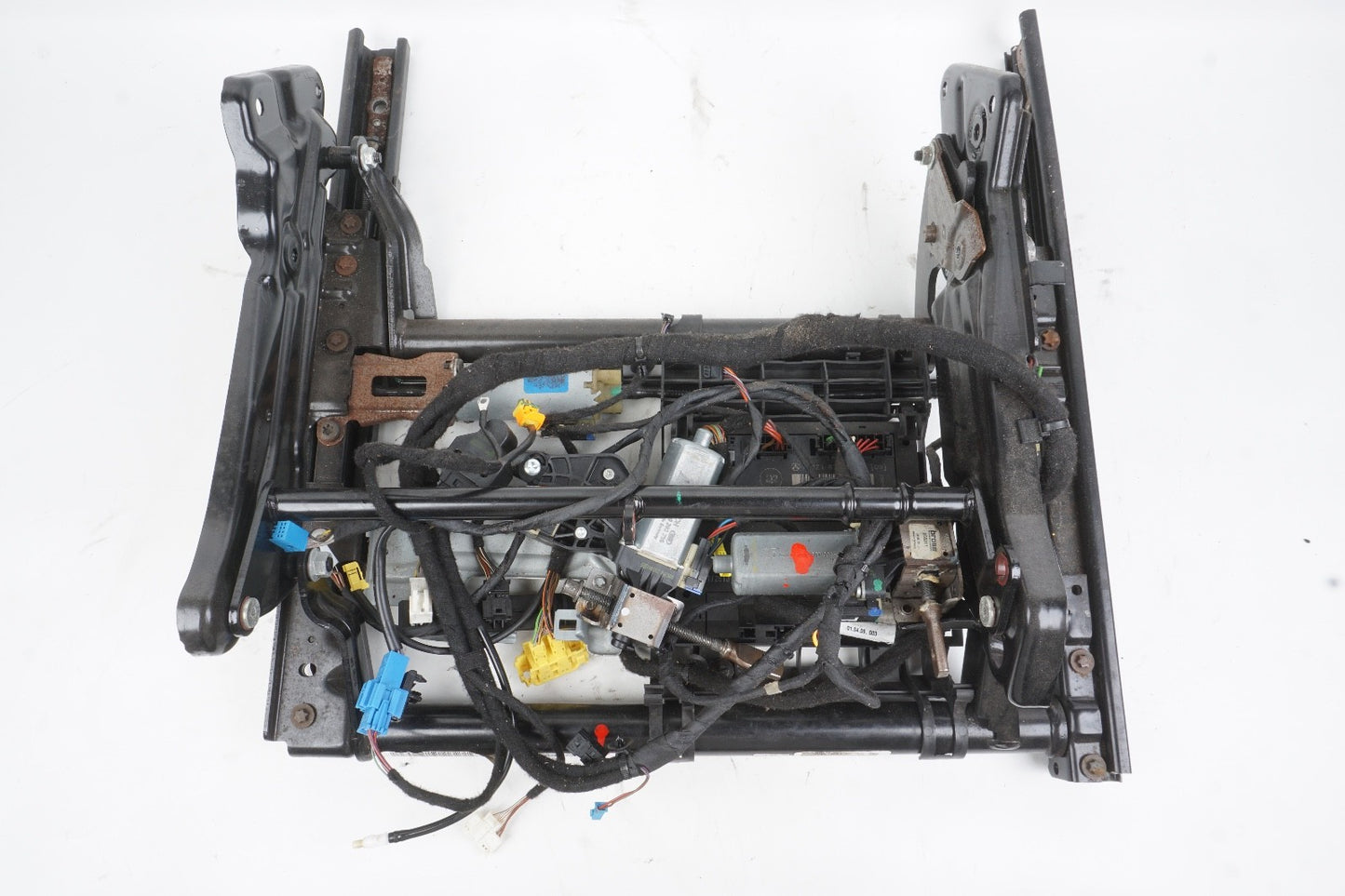 07-13 Mercedes W221 S550 S600 S63 AMG Front Left Lower Seat Rail Track Frame Oem