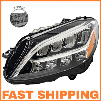 For 2020 Mercedes-Benz W205 C43 C300 COUPE Full LED Headlight Left Driver Side
