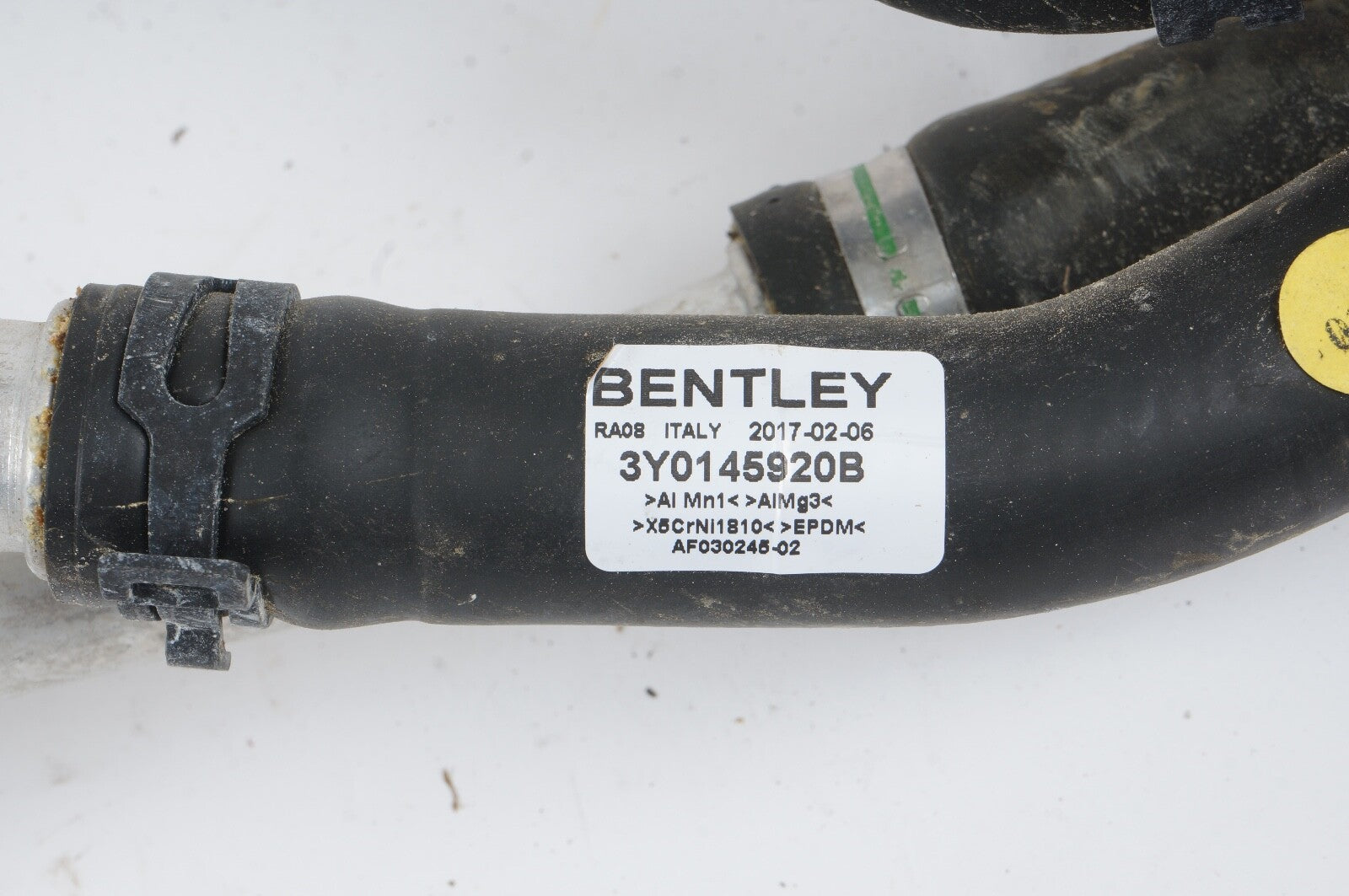 2010 - 2020 Bentley Mulsanne Engine Motor Coolant Hose Pipe Line