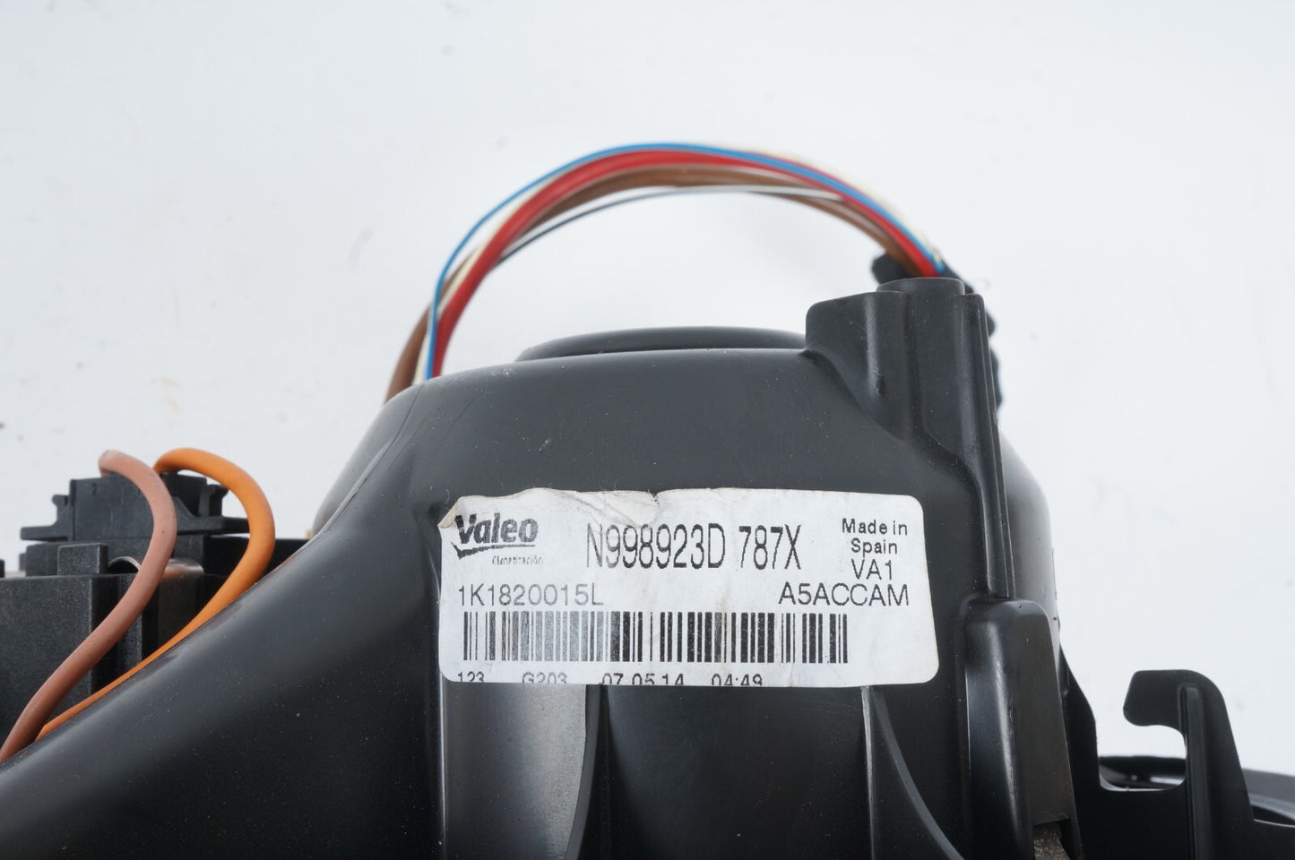 2007 - 2016 VOLKSWAGEN EOS HVAC AC HEATER BLOWER MOTOR 1K1820015L OEM
