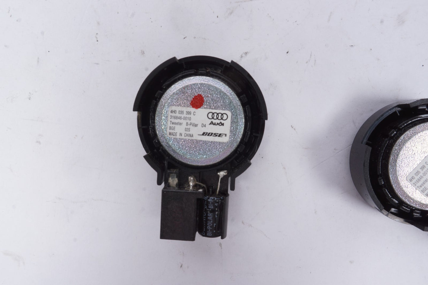 2011-2018 AUDI A8 D4 B Pillar BOSE Tweeter Speaker Set Of 2 OEM
