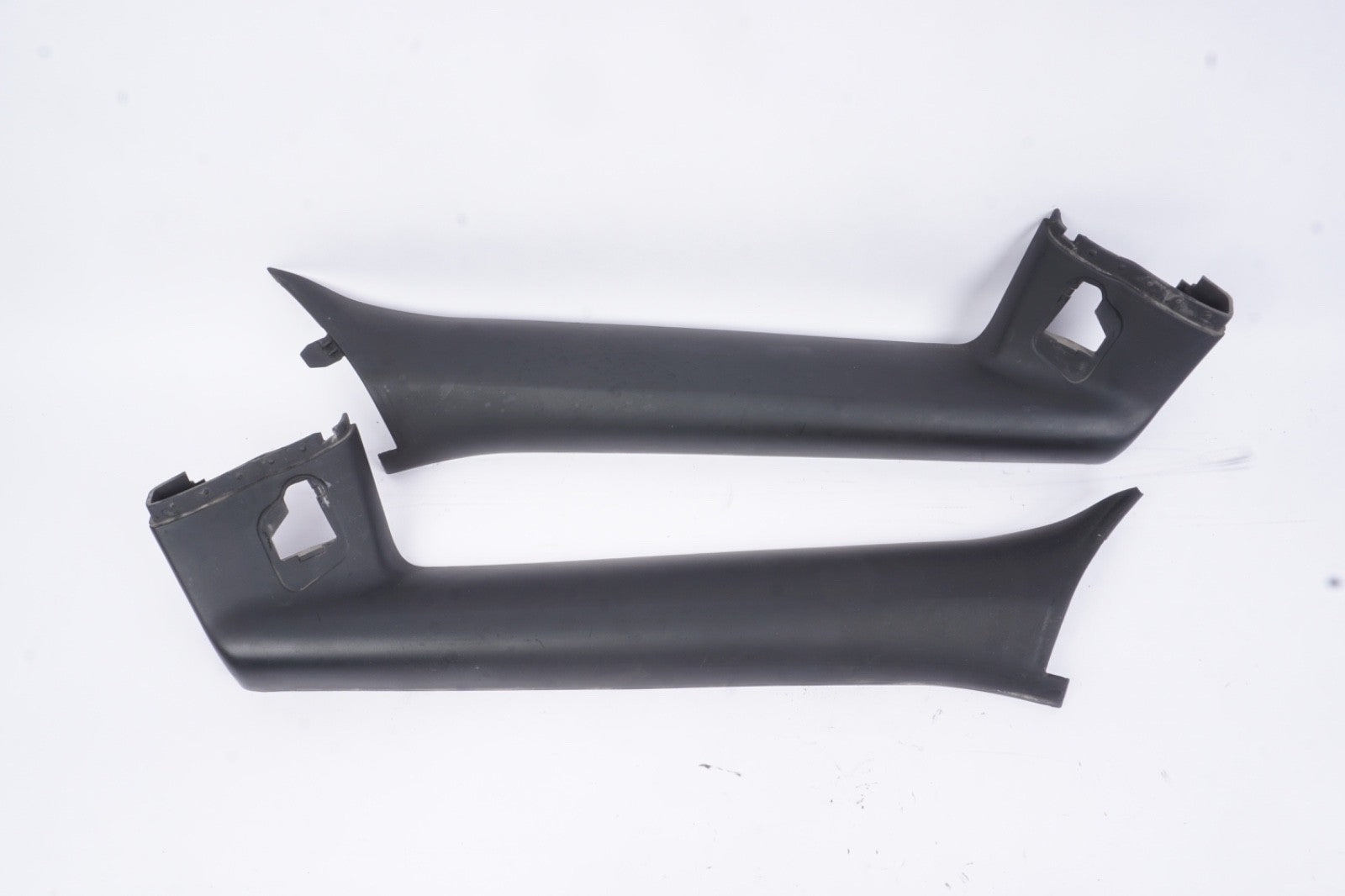 03-08 BMW E85 Z4 Convrible Front A Pillar Column Trim Cover Black Set OEM