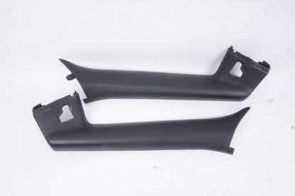 03-08 BMW E85 Z4 Convrible Front A Pillar Column Trim Cover Black Set OEM