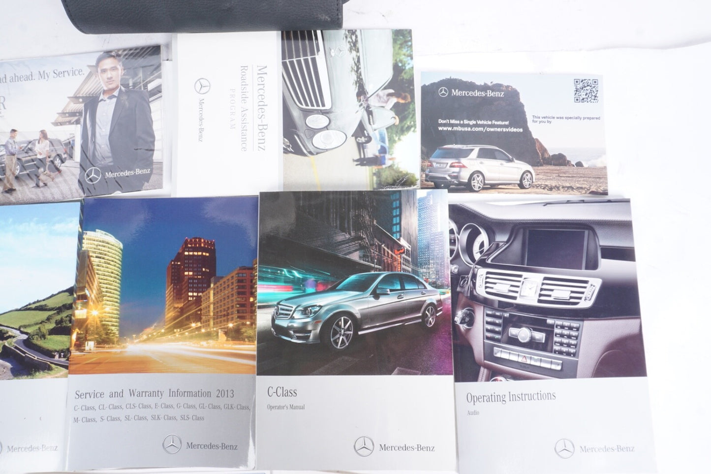 2012 Mercedes Benz C Class C250 C300 C350 Owners Manual Set with Case