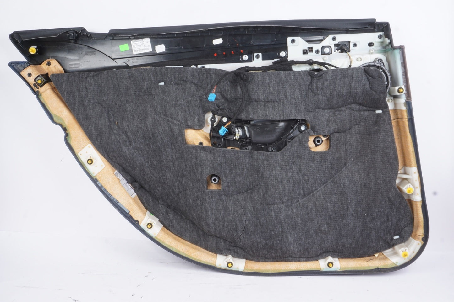 2014 - 2020 MERCEDES S550 REAR RIGHT INNER DOOR PANEL BLACK AND BROWN