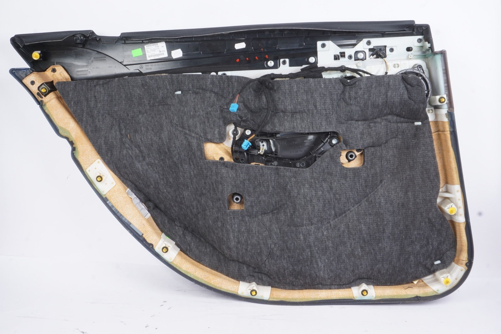 2014 - 2020 MERCEDES S550 REAR RIGHT INNER DOOR PANEL BLACK AND BROWN