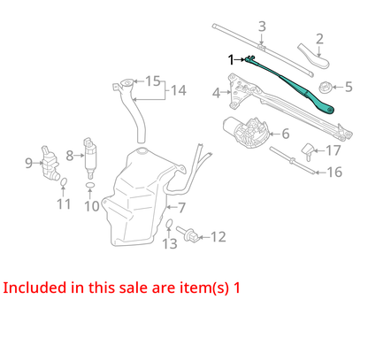 2006 - 2013 VOLVO C70 WINDSHIELD WIPER ARMS PAIR LEFT AND RIGHT