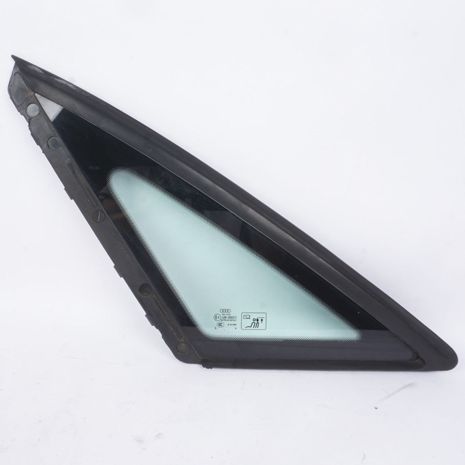 2011 - 2018 AUDI A8 REAR LEFT DRIVER SIDE QUARTER WINDOW GLASS OEM