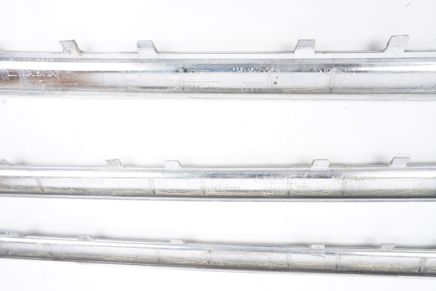 2013 - 2014  Audi S8 A8 Front Bumper Radiator Grille Moldings OEM
