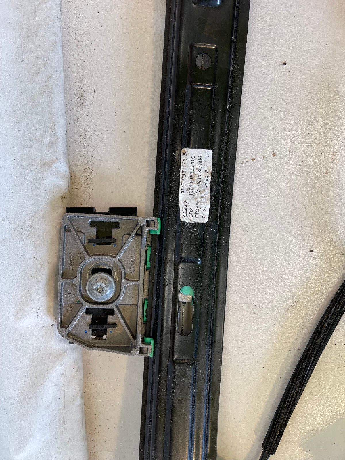 2012-2015 AUDI A7 S7 FRONT LEFT DRIVER SIDE DOOR WINDOW REGULATOR W/ MOTOR OEM