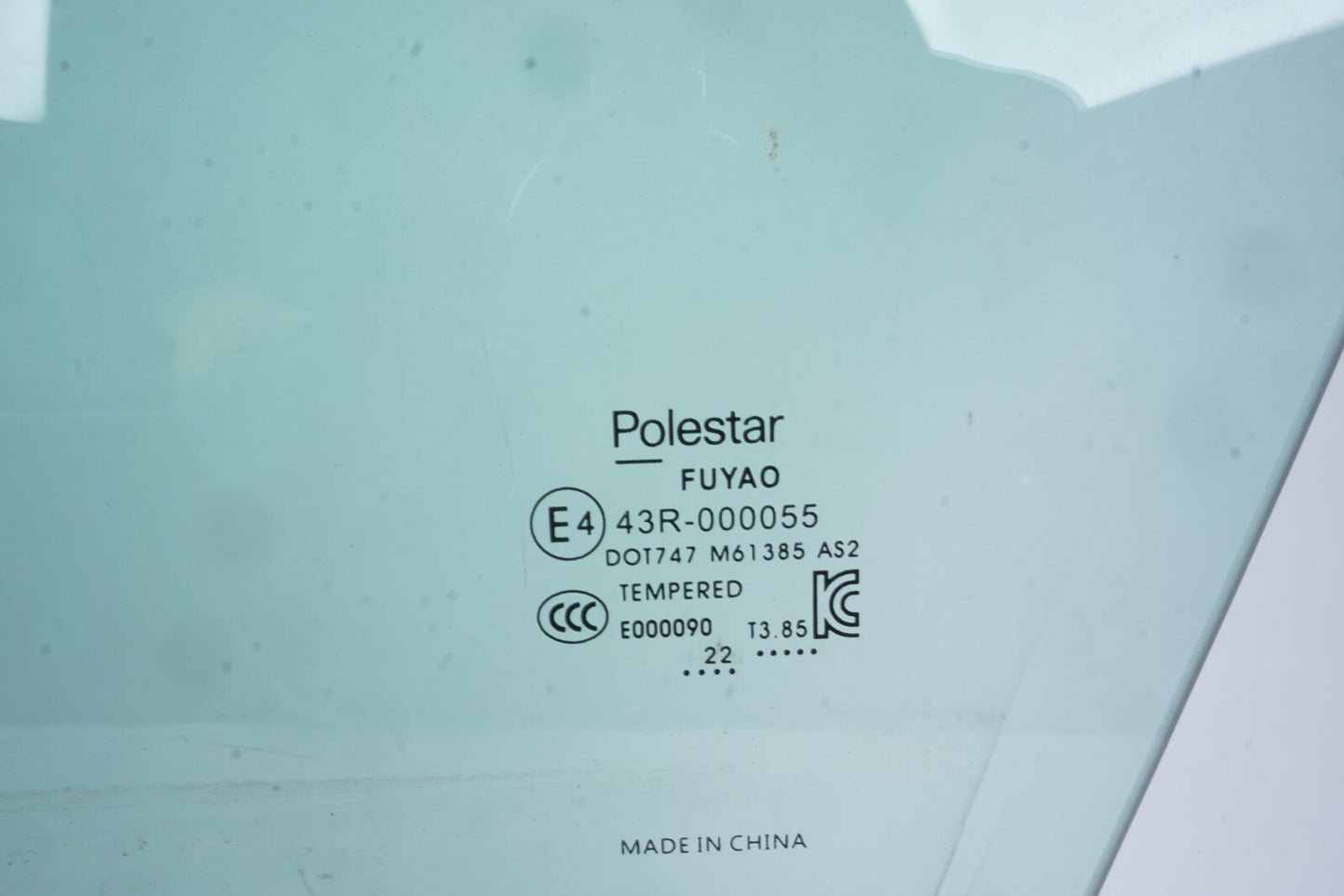 2021 - 2024 Polestar 2 Front Left Driver Side Window Glass OEM