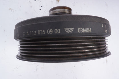 99-06 Mercedes R230 SL500 E500 CLK500 Engine Motor Crankshaft Pulley Vibration