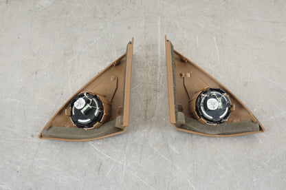 07-13 Mercedes W221 S550 S400 S63 Door Corner Speaker  Brown OEM SET OF 2