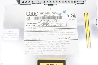 2011-2016 Audi A8 A6 A7 S6 S7 S8 VW Touareg DVD Changer 4H0035108D OEM