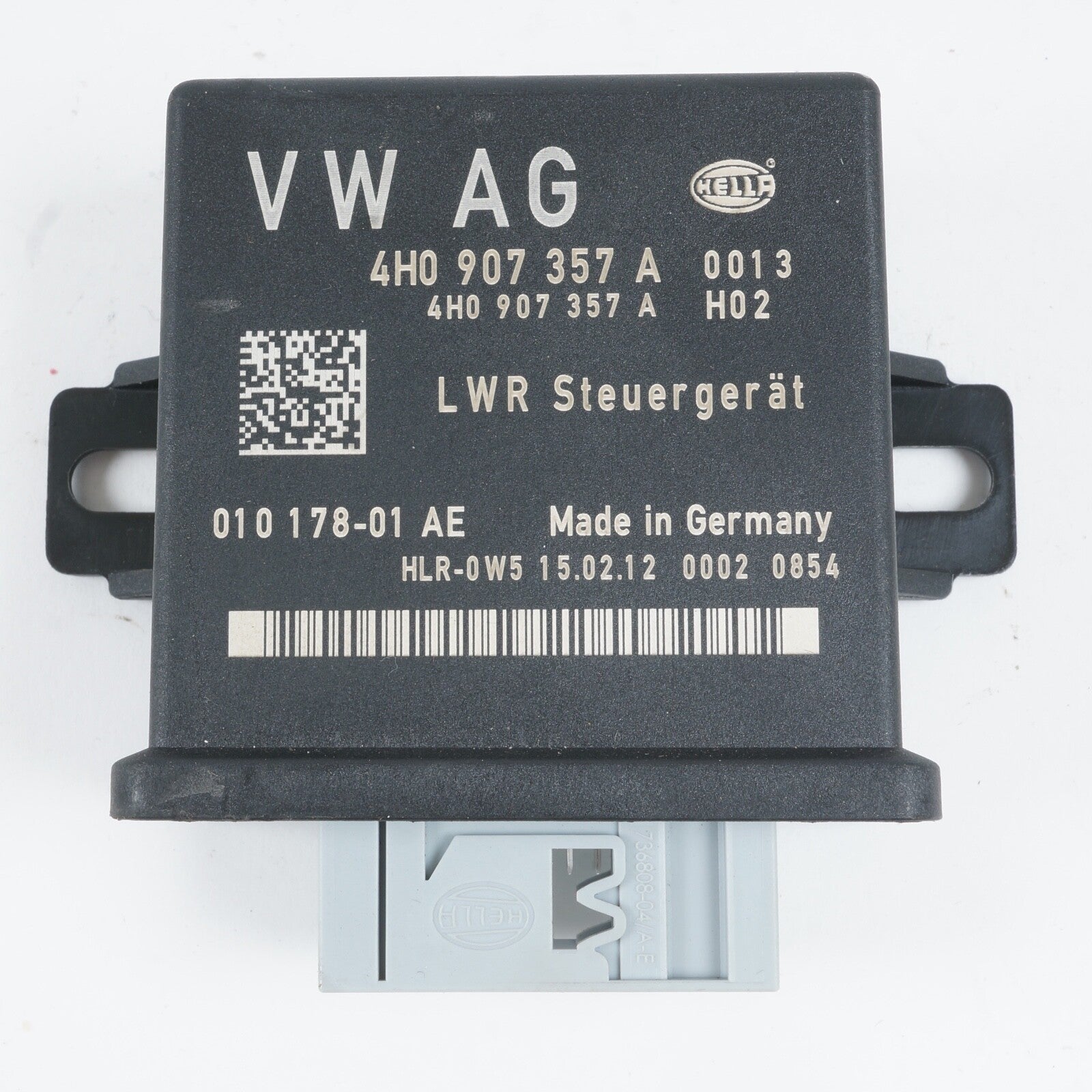 12-15 AUDI C7 A6 A7 HEADLIGHT LAMP RANGE CONTROL MODULE 4H0907357A OEM