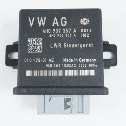 12-15 AUDI C7 A6 A7 HEADLIGHT LAMP RANGE CONTROL MODULE 4H0907357A OEM
