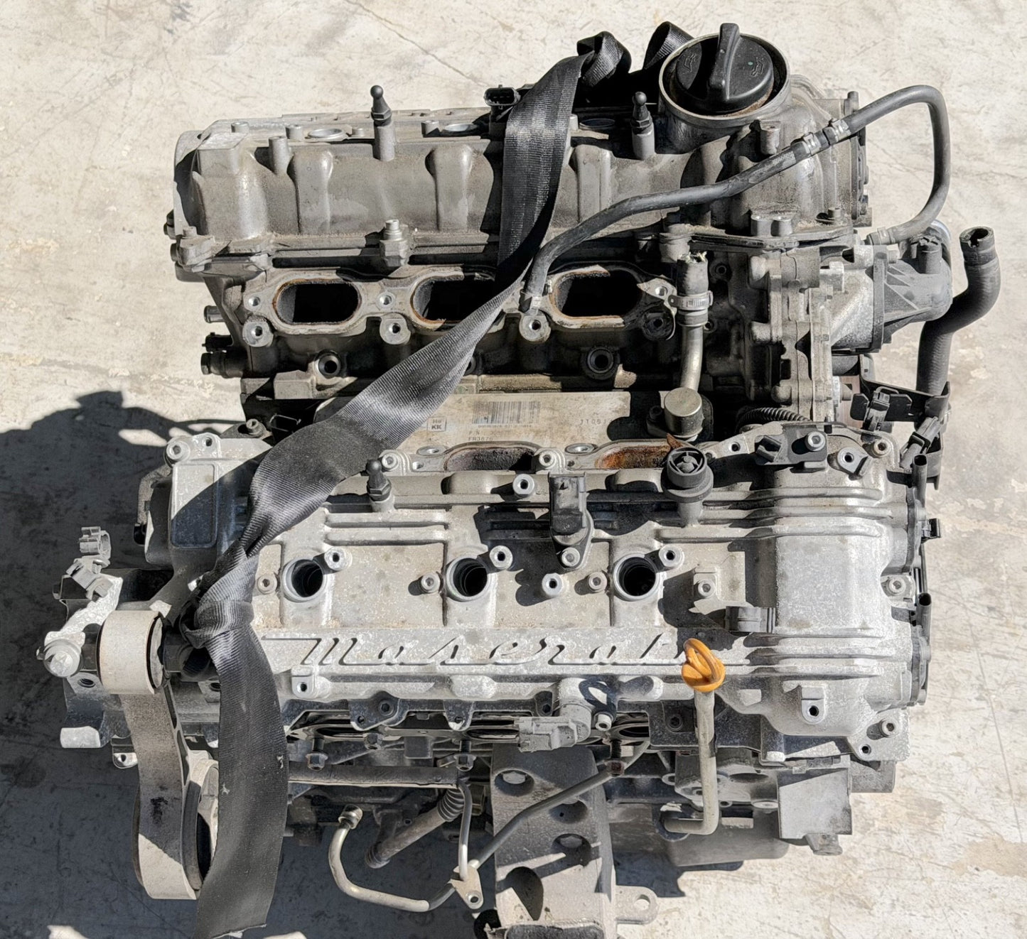 2014 - 2018 Maserati Ghibli Base Engine Motor 3.0 Liter 110.000 Runs but SMOKES