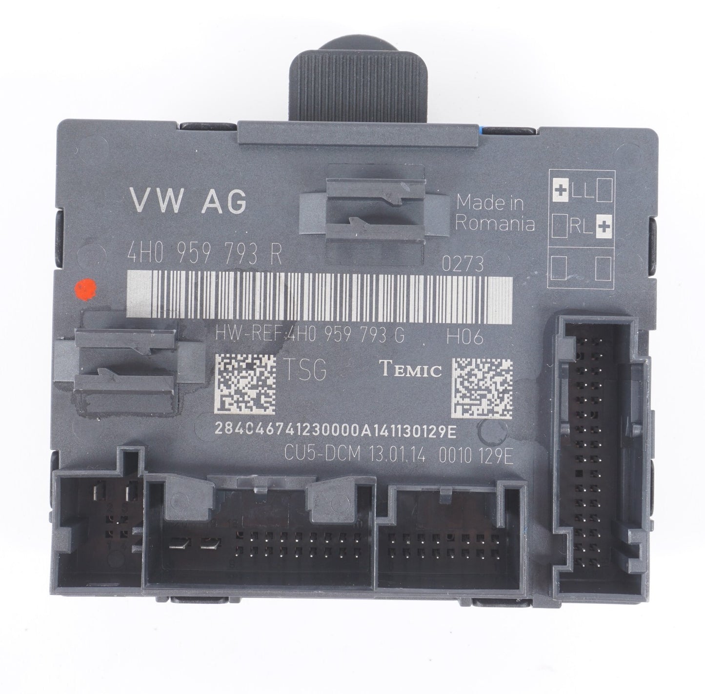 12-17 AUDI A8L A8 Door Control Module Front Left Driver Side 4H0959793R OEM