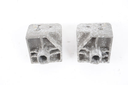 2011-2018 PORSCHE CAYENNE RADIATOR LOWER MOUNT SUPPORT BRACKET SET  OEM
